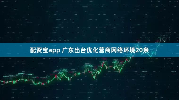 配资宝app 广东出台优化营商网络环境20条