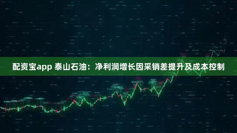 配资宝app 泰山石油：净利润增长因采销差提升及成本控制